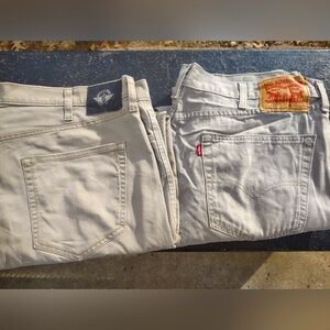 Light Straight Leg Jeans/Pants